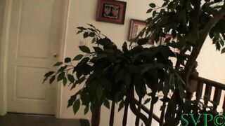 Sexy Smoking Slut Stepsister Busts a Buddies Balls