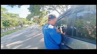 Two pinays were fucked in a car on the road