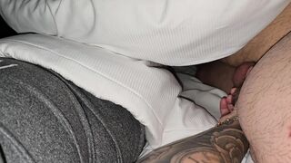 Step mom handjob injured step son dick after surgery