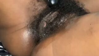 Aura Beauty playing with dildo making wet pussy sounds
