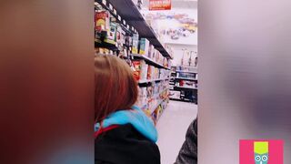 NUT IN AISLE 69**Full 1AM IN PUBLIC CREAMPIE WITH THE HUBBY ....