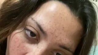 Passionate morning blowjob
