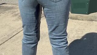 Publicly Soaking my Jeans, Walking Around Braless and Flashing