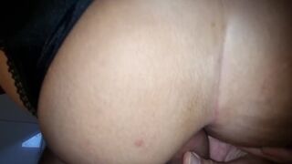 Every big booty loves anal sex, my big butt wife seducing my cock with tight ass