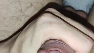 Close up view of my 5 inch dick