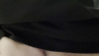 playing with myself in an airplane bathroom
