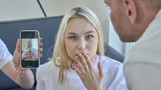 WOW hot stepsister gets anal DP from stepbro and bf