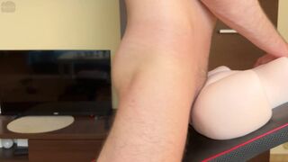 Sex Doll Creampie while Moaning Loud and Dirty Talking to Intense Shaking Orgasm - fap2it